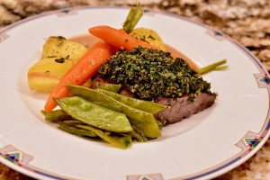 Lammfilet mit Kräuterkruste